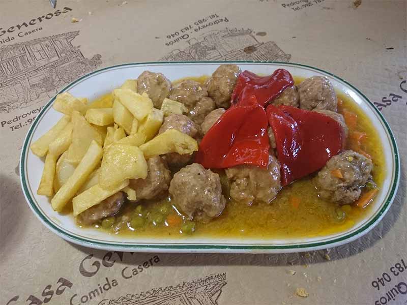 Albondigas de ternera Casa Generosa Albondigas de ternera