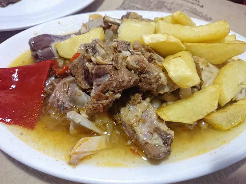Cabrito guisado Casa Generosa Cabrito guisado