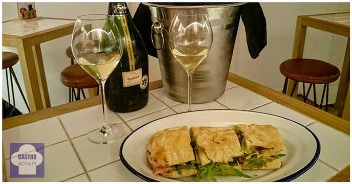 Bocadillo de Jamón y Champán
