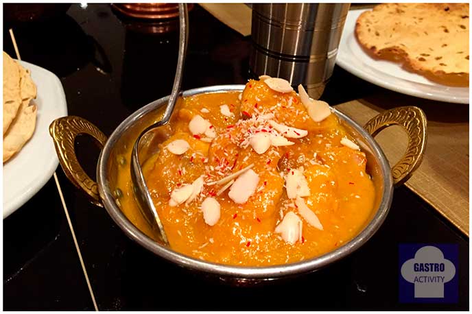 Chicken Korma Restaurante Purnima comida hindu Madrid Restaurante Purnima comida hindu Madrid