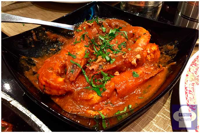 King Prawn Curry Restaurante Purnima comida hindu Madrid King Prawn Curry Restaurante Purnima comida hindu Madrid