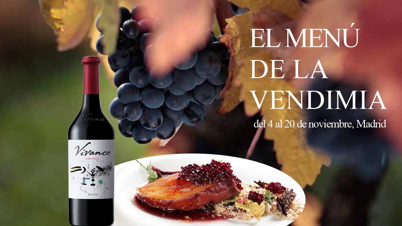 Menu de la vendimia Madrid 2016