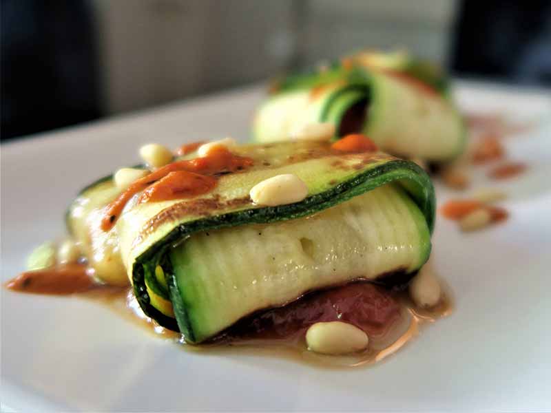 Restaurante Gigi ravioli de calabacin