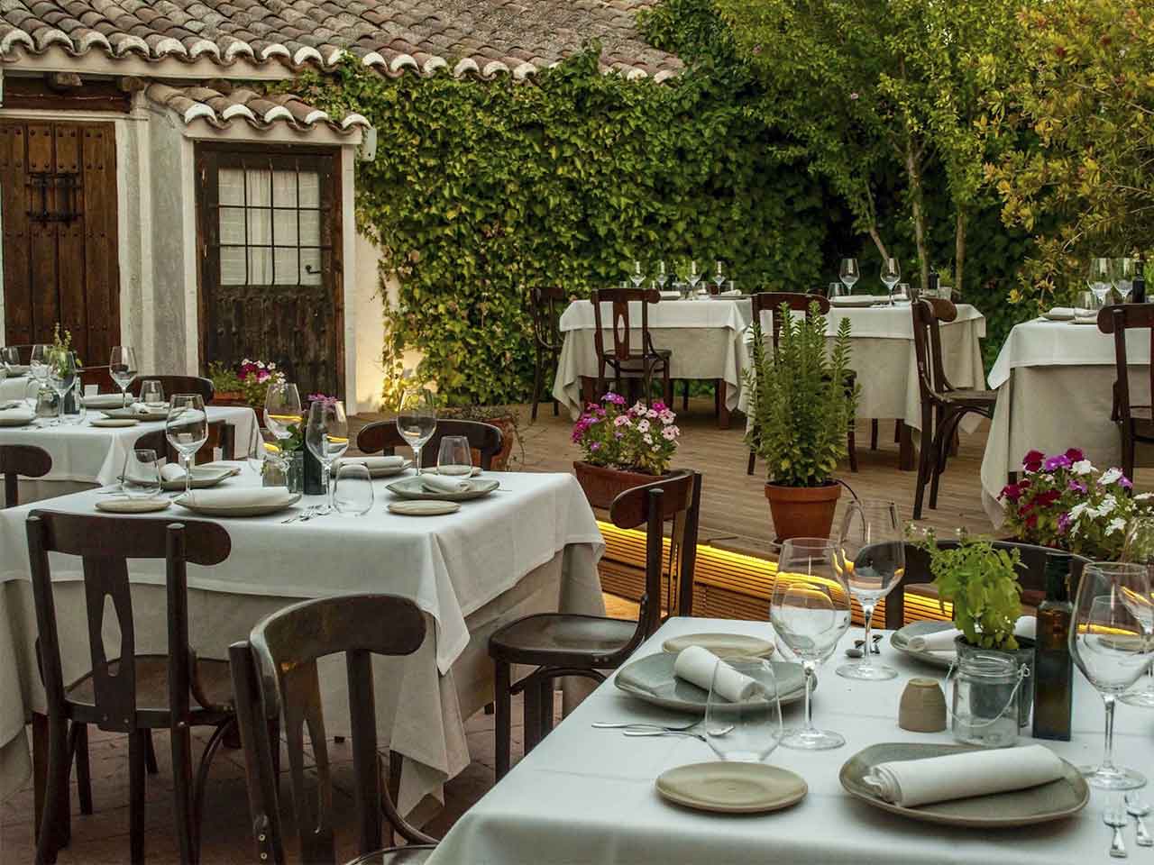 Restaurante Casa Elena en Toledo Terraza interior Restaurante Casa Elena en Toledo Terraza interior