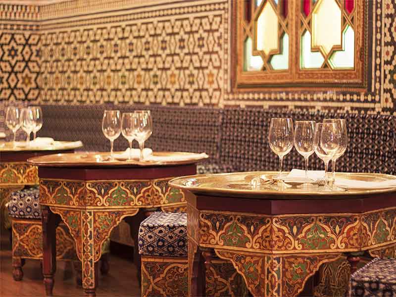 restaurante marroqui AL-MOUNIA Madrid Comedor restaurante marroqui AL-MOUNIA Madrid Comedor