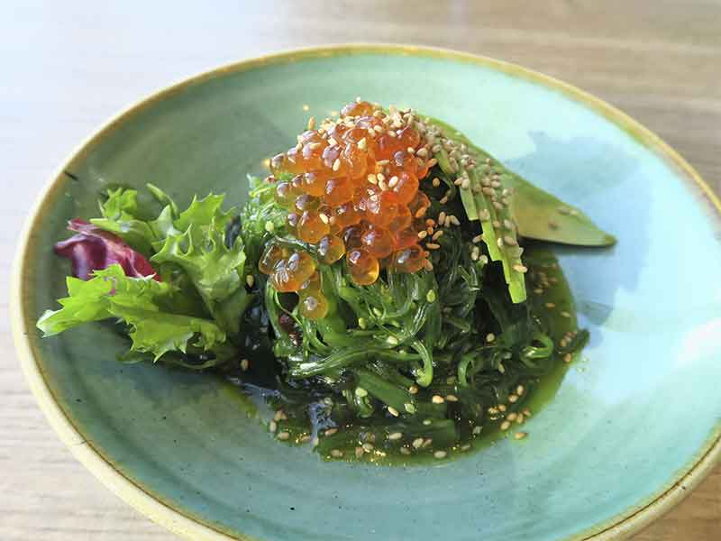 Restaurante Miss Chen en Valdebebas Madrid Ensalada de alga wakame Restaurante Miss Chen en Valdebebas Madrid Ensalada de alga wakame