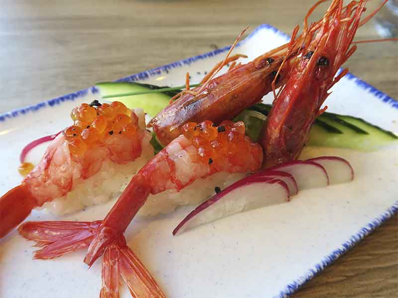 Restaurante Miss Chen en Valdebebas Madrid nigiri carabinero Restaurante Miss Chen en Valdebebas Madrid nigiri carabinero