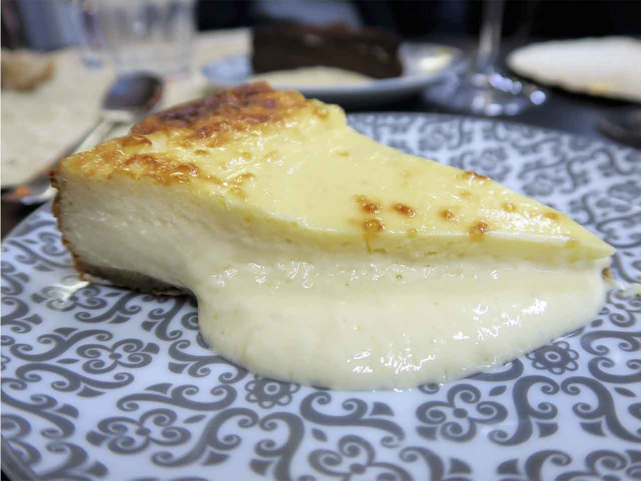 Restaurante Tres por Cuatro Tarta de queso