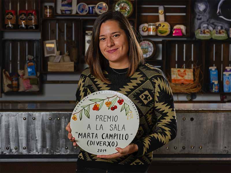 Premios Academia Madrileña de Gastronomía 2019 Jefa de Sala DIverxo Premios Academia Madrileña de Gastronomía 2019 Jefa de Sala DIverxo