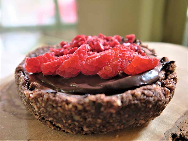 RUN RUN RUN Tarta Raw de chocolate y frambuesas RUN RUN RUN Tarta Raw de chocolate y frambuesas
