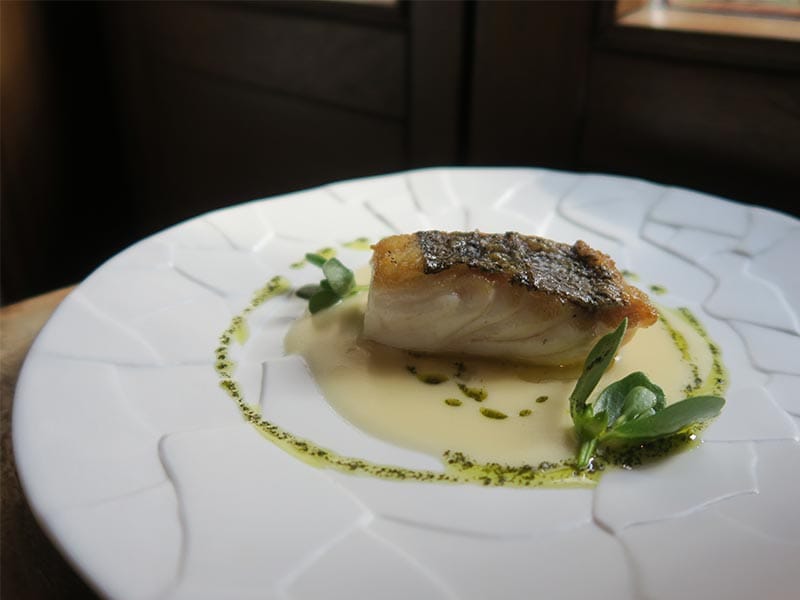 restaurante Muna corvina con salsa holandesa restaurante Muna corvina con salsa holandesa
