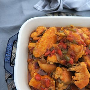 Pollo al chilindrón