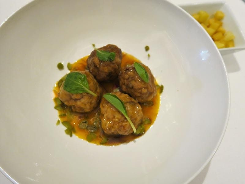 Casa Gerardo Albóndigas de gochu asturcelta Casa Gerardo Albóndigas de gochu asturcelta