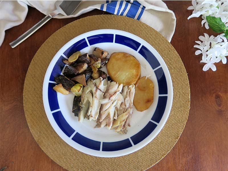 Corvina al horno receta