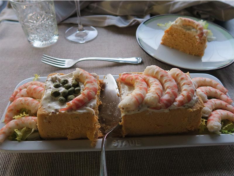 Pastel de merluza Navidad