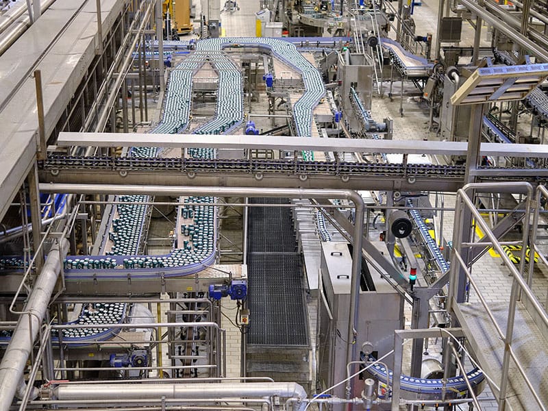 Visita a la fábrica de Mahou embotellado y etiquetado