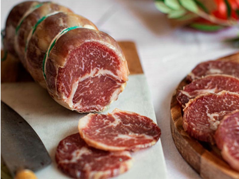 embutidos ecológicos ibéricos Señorio de Montanera Lomo doblado