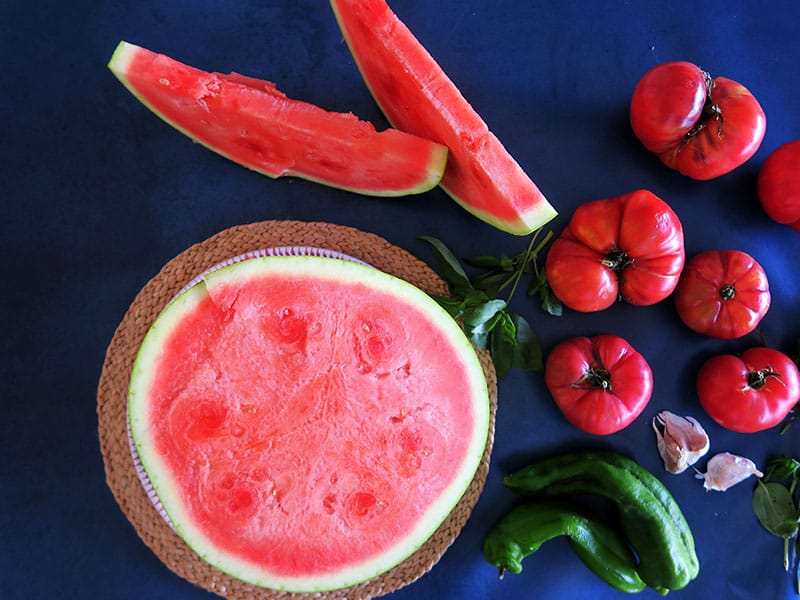 Gazpacho de sandia ingredientes