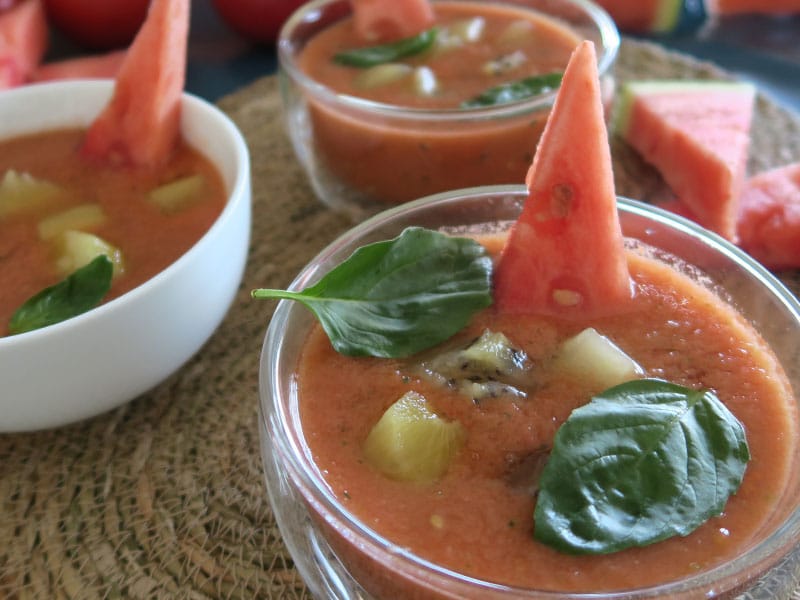 Gazpacho de sandía receta