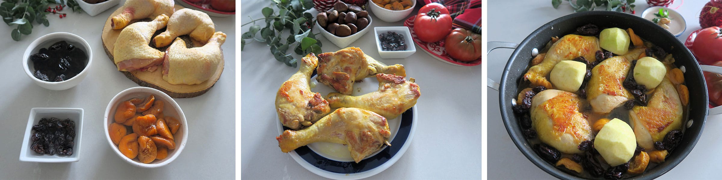 Cómo hacer muslos de pollo guisados