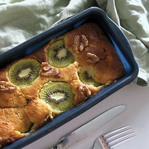 Receta de bizcocho de kiwi