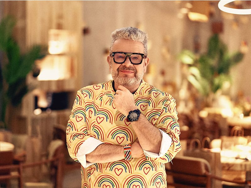 Alberto Chicote representante de la campaña de carne de cordero