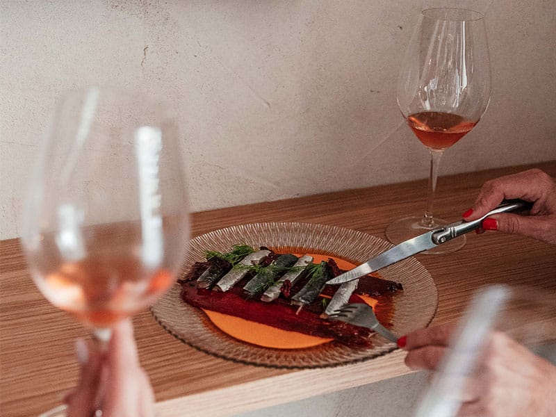 Pimiento rojo asado con encurtidos Pimiento rojo asado con encurtidos