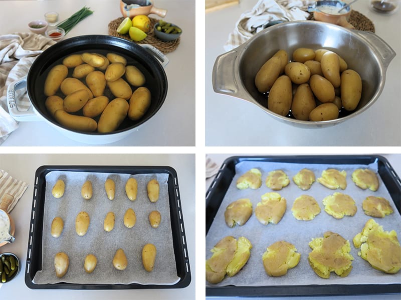 Elaboracion patatas puñetazo