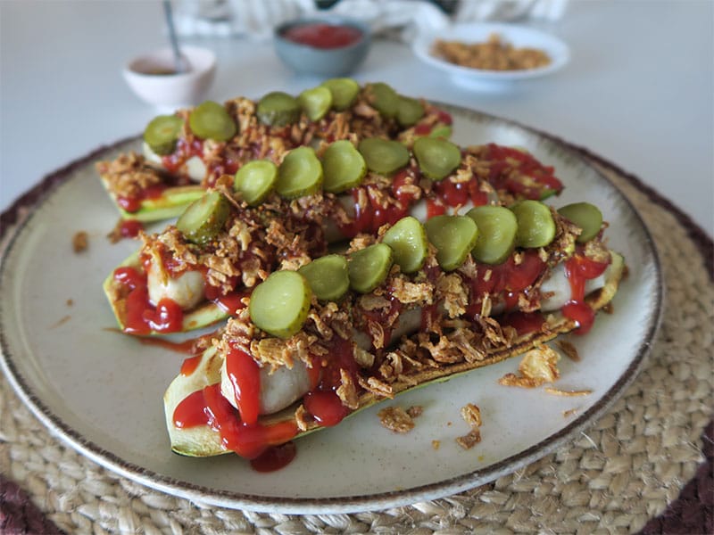 perritos calientes sin pan