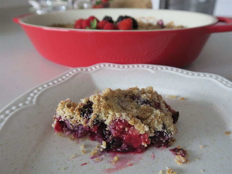 Tarta de frutos rojos
