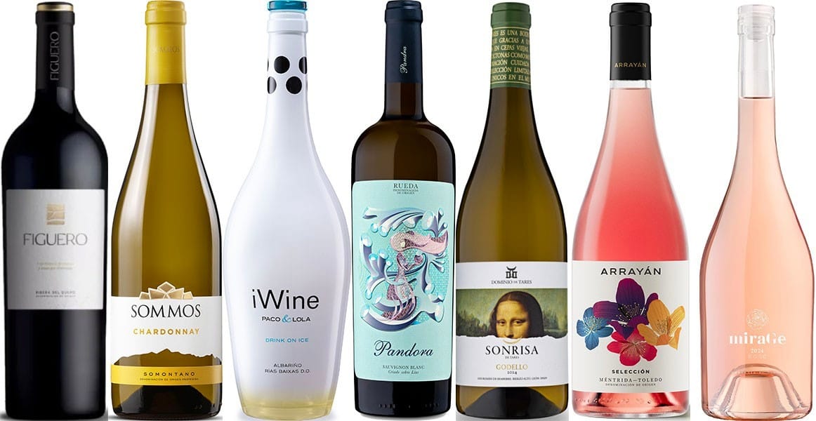 botellas de vinos de verano botellas de vinos de verano