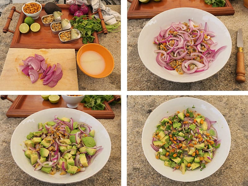 Preparacion cebiche