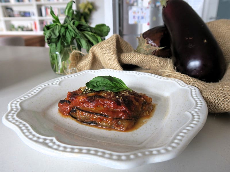 Berenjenas a la parmesana, mi receta favorita italiana