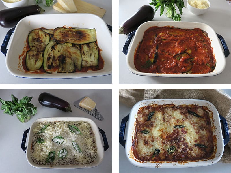 Capas de Berenjenas a la Parmesana
