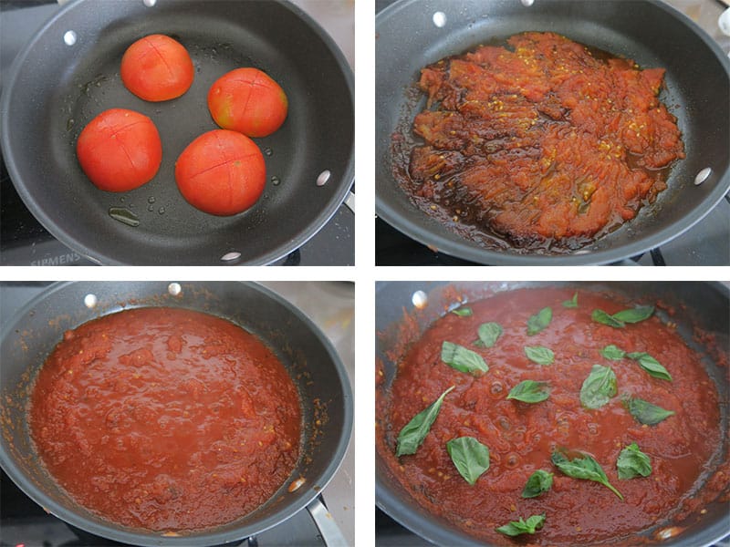 Mozzarella y Parmesano