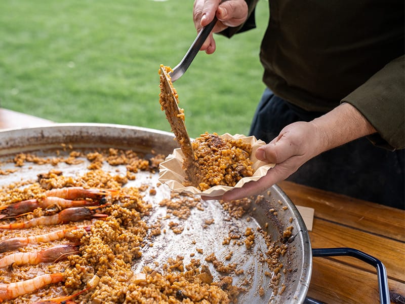 Dónde comer en Valdebebas paella
