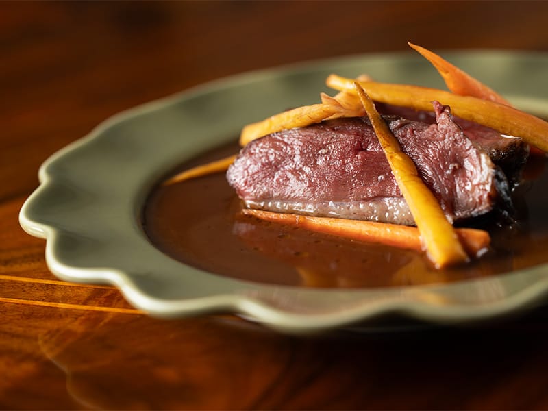 pato y zanahorias restaurante Pabú