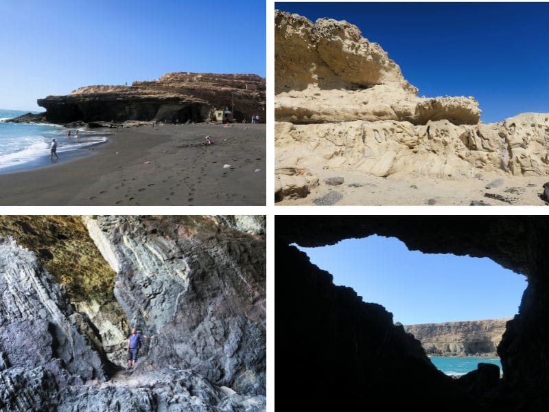 Formaciones geológicas y cuevas de Ajuy