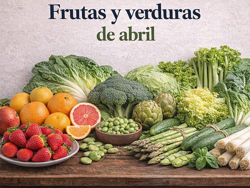 Frutas y verduras de abril