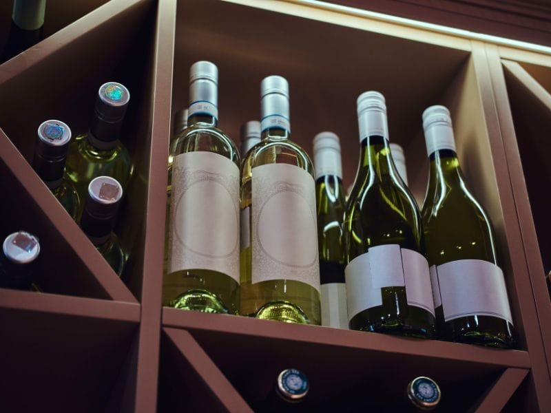 depósito de seguridad del vino