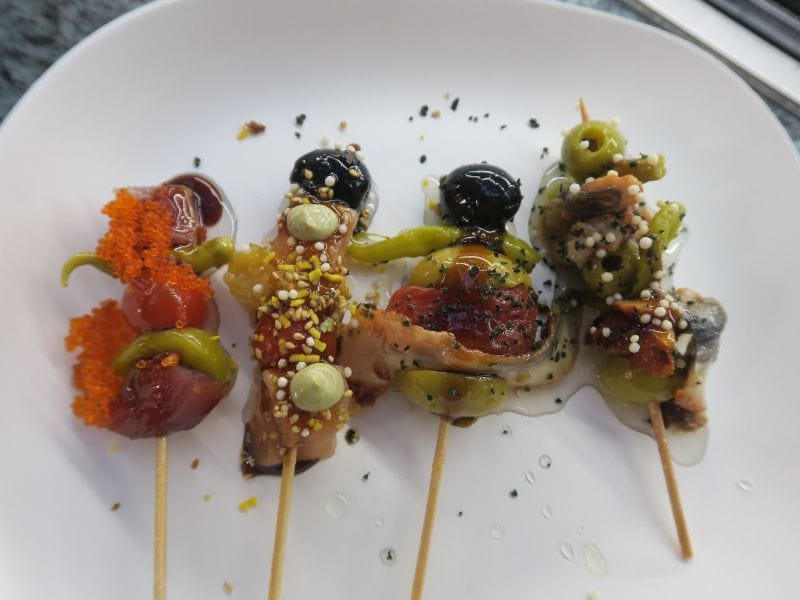 Aperitivos La Real Gildas Asiáticas