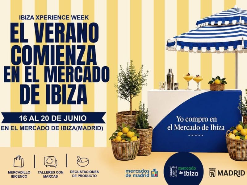 Mercado de Ibiza junio Madrid