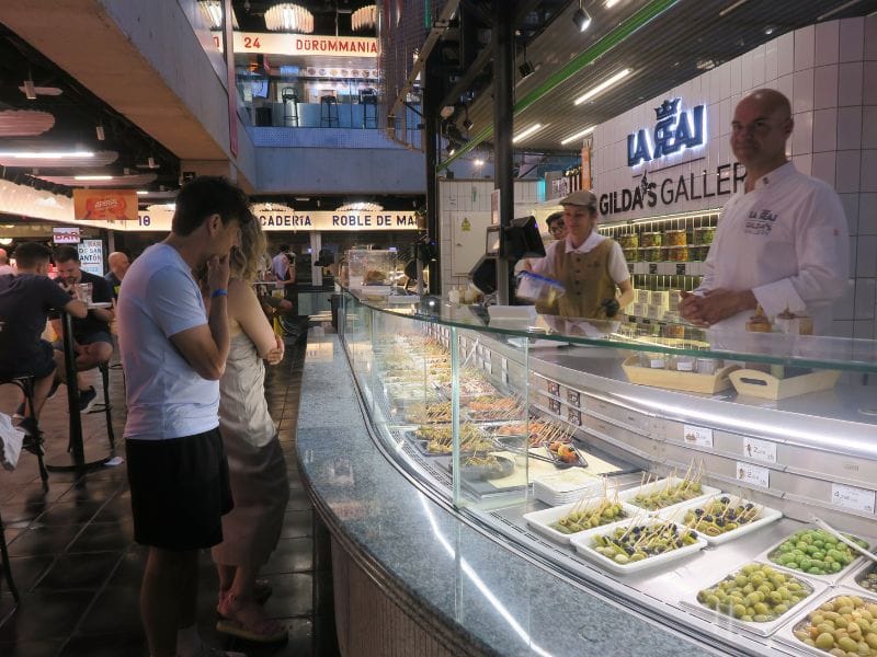 Puesto de Gildas mercado San Antón