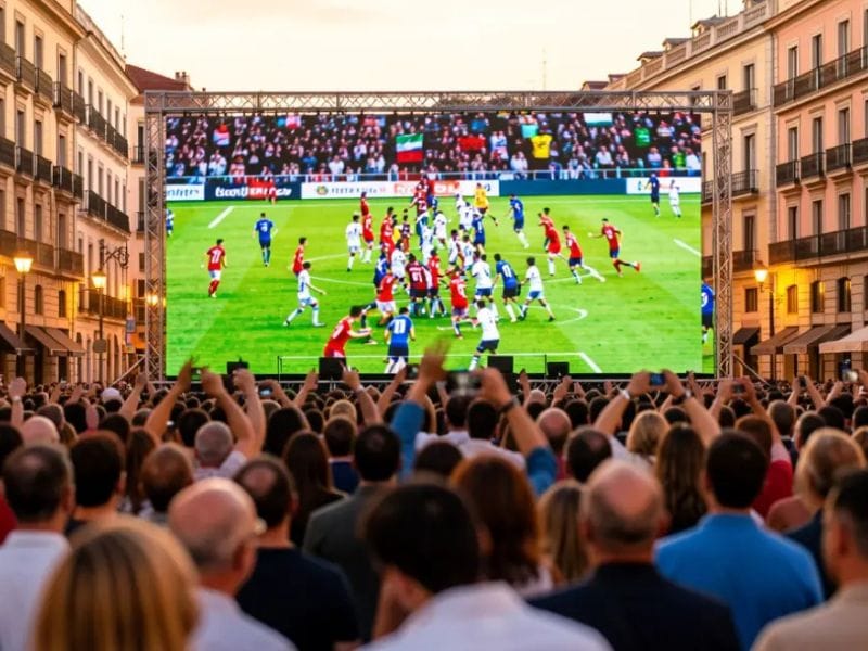 Pantallas gigantes para el Mundial 2026