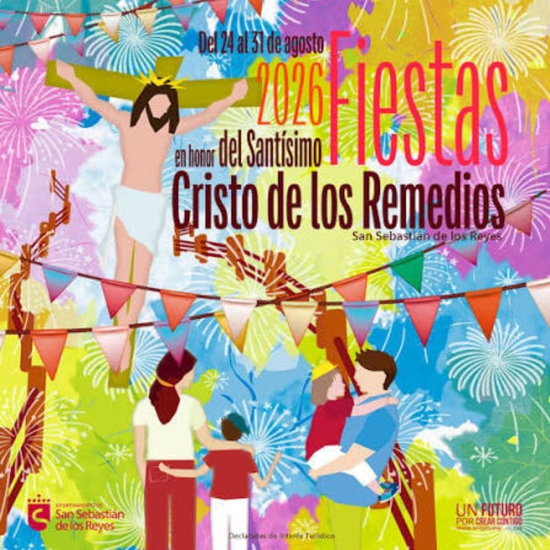 Cartel fiestas agosto San Sebastián de los Reyes
