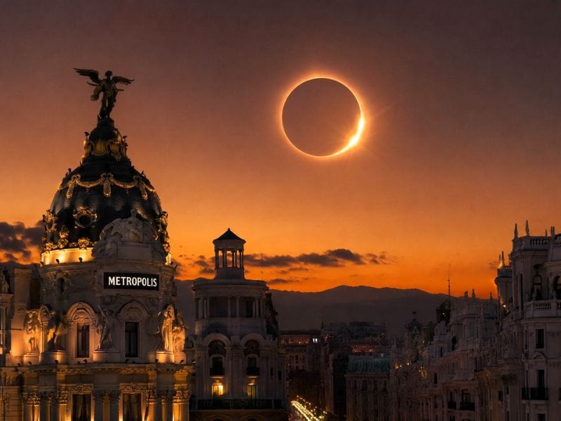 Eclipse en Madrid