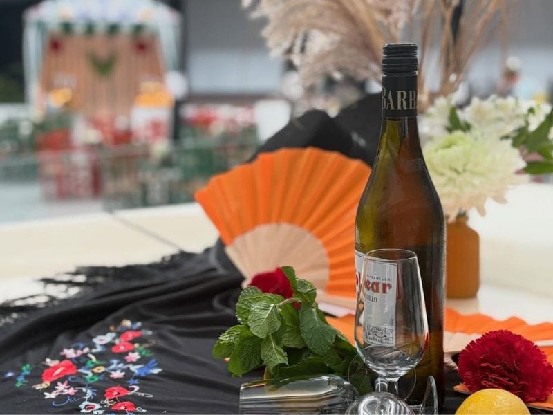 decoración fiesta campera
