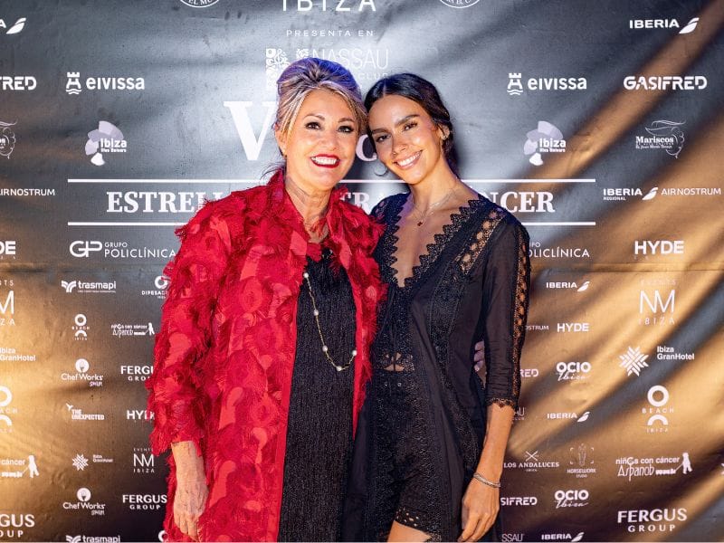 Crsitina Pedroche y Nuria Moreno Gala contra el cáncer Ibiza 2026