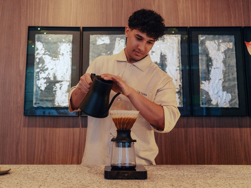 La Cabra Madrid barista cafe filtro