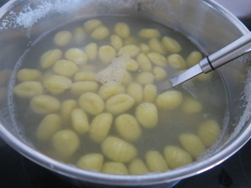 Ñoquis cocidos